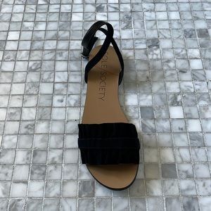 Black suede sandal - brand new
